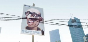 Реклама машинки для стрижки волос в носу, задействовавшая провода